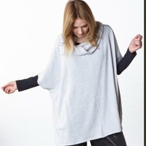 Bryn Walker Cowlneck Poncho Wool & Cashmere style# 23396